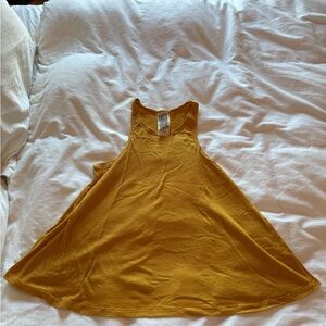 Free People Golden Sleeveless Top